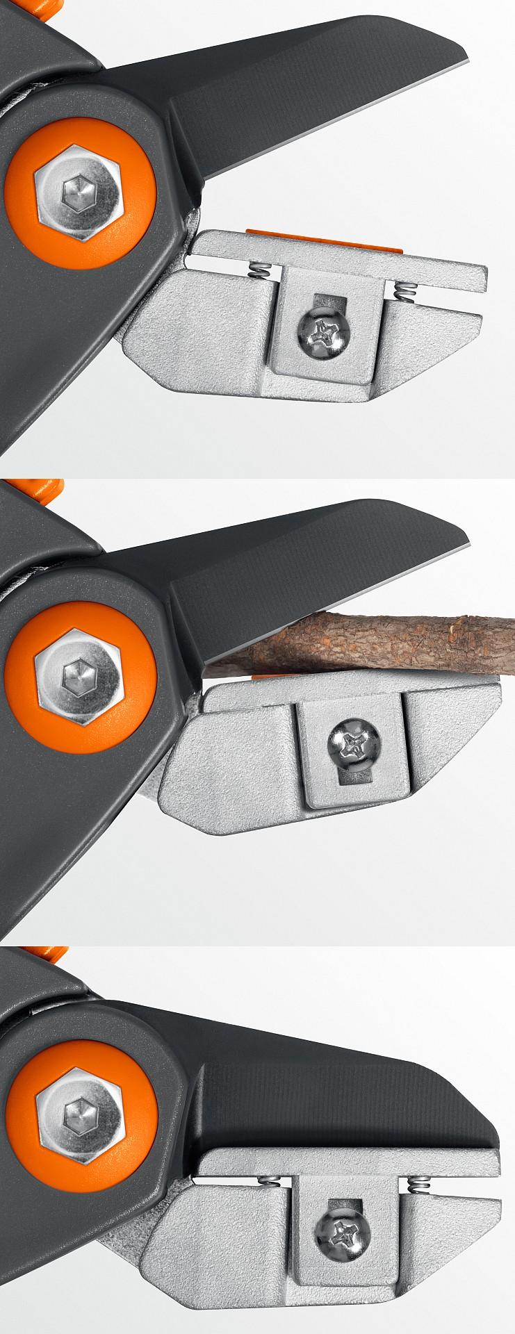 GRINDA P-56, 205 мм, легированная сталь, двухкомпонентные рукоятки, контактный секатор, PROLine (23456)