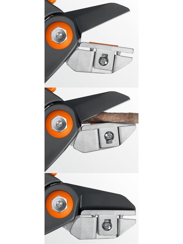 GRINDA P-56, 205 мм, легированная сталь, двухкомпонентные рукоятки, контактный секатор, PROLine (23456)