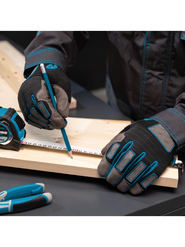 Перчатки универсальные комбинированные DELUXE, XXL Gross