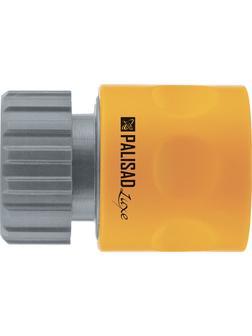 Соединитель пластмассовый, быстросъемный, внутренняя резьба 3/4, аквастоп, однокомпонентный Palisad Luxe