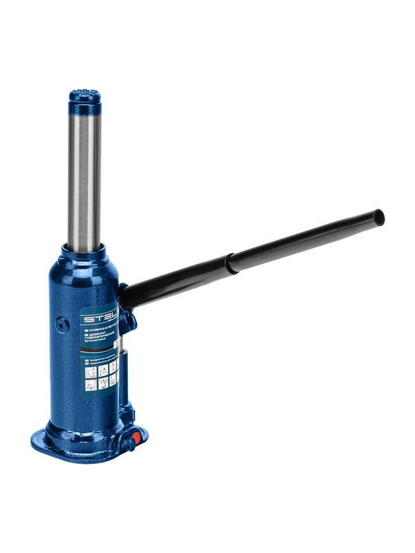 Домкрат гидравлический бутылочный, 3 т, h подъема 188-363 мм Stels