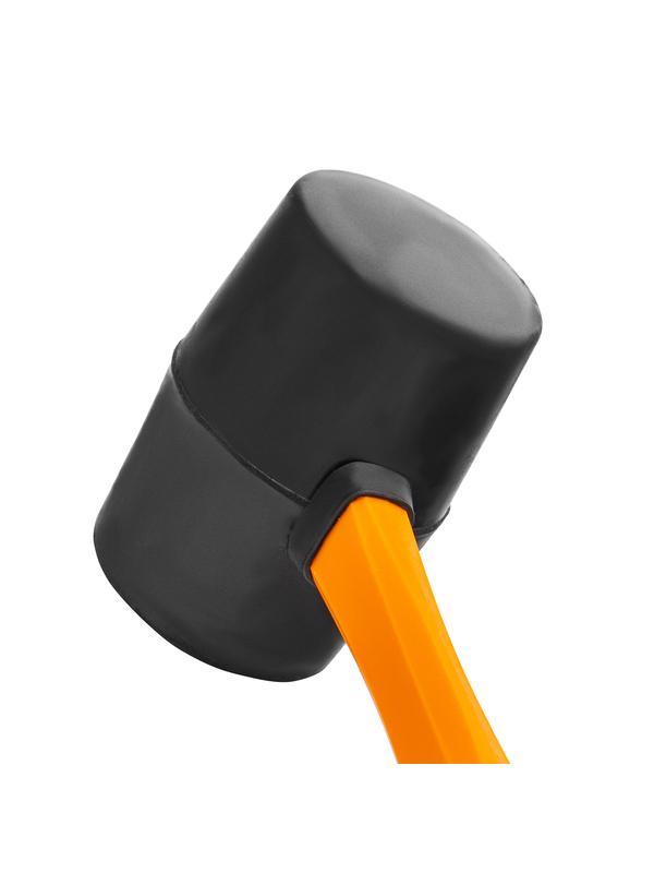 Киянка резиновая, 450 г, черная резина, фибергласовая рукоятка Sparta