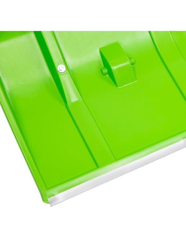 Движок для уборки снега пластиковый, 815 х 440 х 1150 мм, алюминиевая рукоятка, Россия, Сибртех