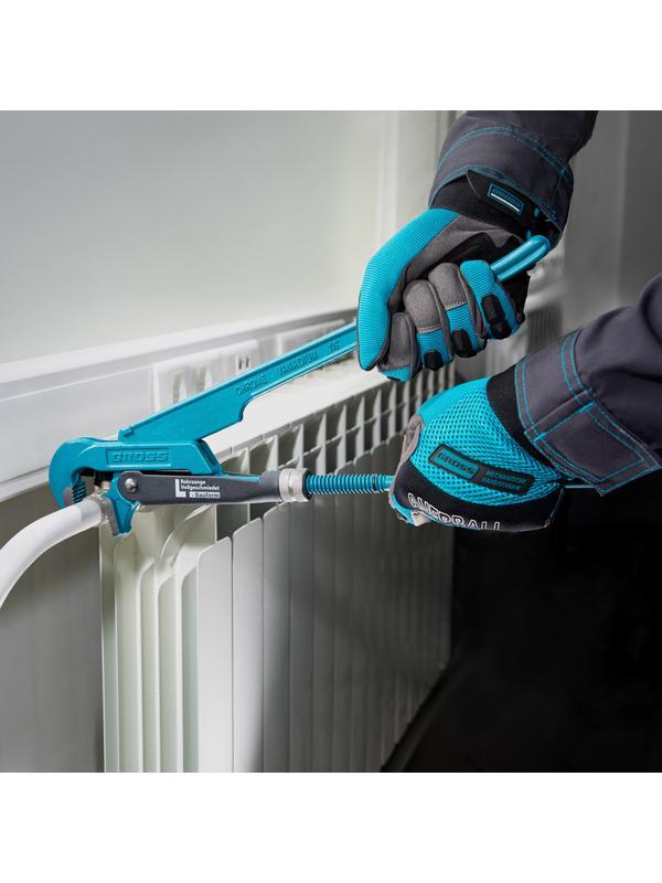 Ключ трубный рычажный 1.5, №2, цельнокованый, CrV, тип 