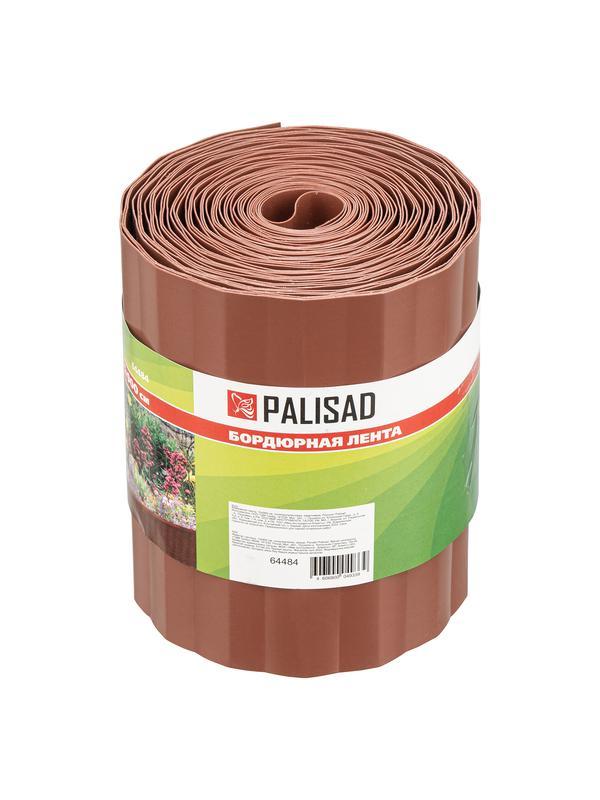Бордюрная лента, 15 х 900 см, полипропиленовая, коричневая, Россия, Palisad