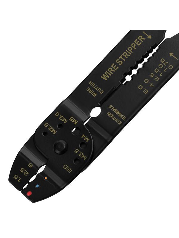 Щипцы, 210 мм, для зачистки электропроводов и обжима контактных кле мм, 1.5-6.5 мм Sparta