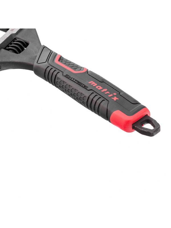 Ключ разводной, тонкие губки, фосфатированный, двухкомпонентная рукоятка, 200 мм, PRO Matrix