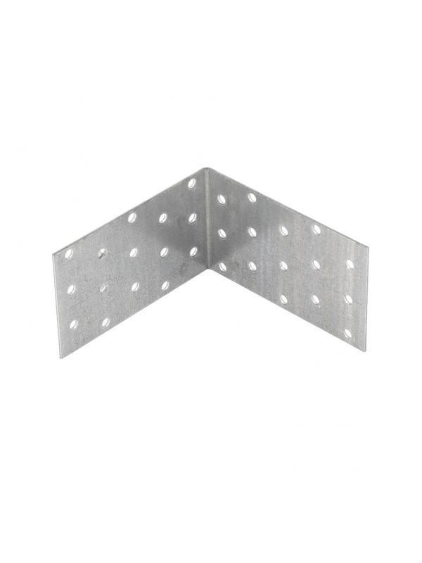 Крепежный уголок равносторонний 2 мм, KUR 100 х 100 х 60 мм Россия Сибртех