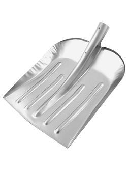 Лопата для уборки снега стальная оцинкованная, 330 х 365 мм, без черенка, Россия, Сибртех