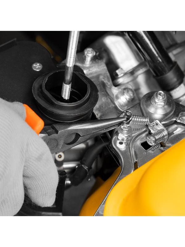 Длинногубцы прямые Comfort, 160 мм ,шлифованные, двухкомпонентные рукоятки Sparta