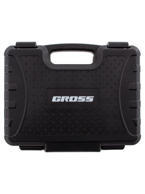 Гайковерт пневматический ударный G985K2, 1/2, 610Нм 9000 об/мин, с набором 17 предметов Gross