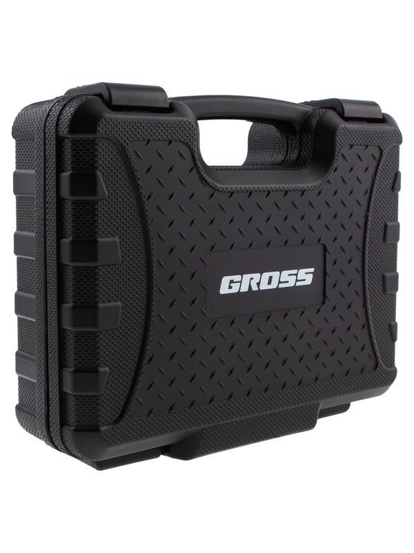 Гайковерт пневматический ударный G985K2, 1/2, 610Нм 9000 об/мин, с набором 17 предметов Gross