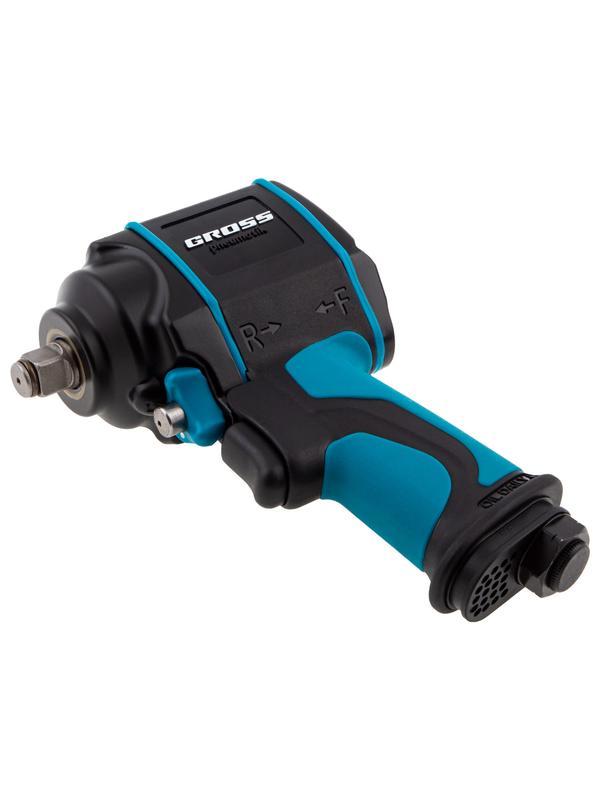 Гайковерт пневматический ударный G985K2, 1/2, 610Нм 9000 об/мин, с набором 17 предметов Gross