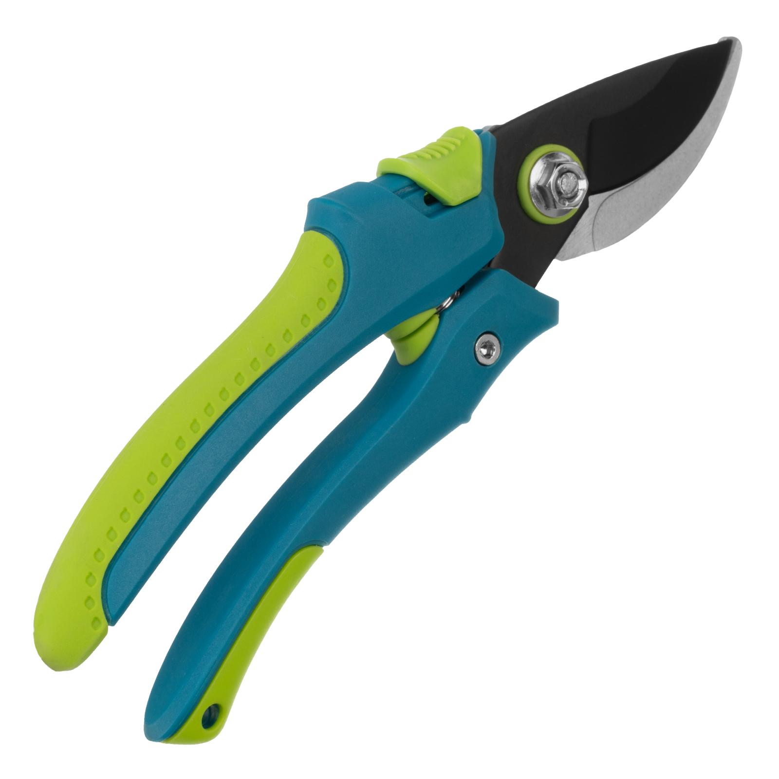 Секатор прямого реза, 215 мм, двухкомпонентные рукоятки, Luxe, Palisad