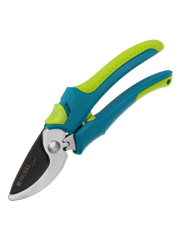 Секатор прямого реза, 215 мм, двухкомпонентные рукоятки, Luxe, Palisad