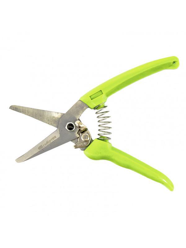 Секатор цветочный, 205 мм, пластиковые рукоятки, Сибртех