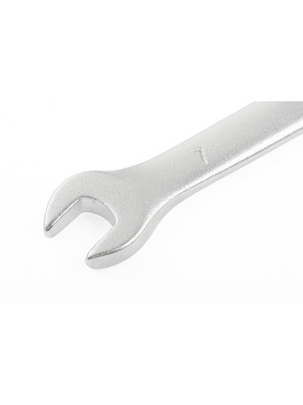 Ключ комбинированный, 7 мм, CrV, матовый хром Stels