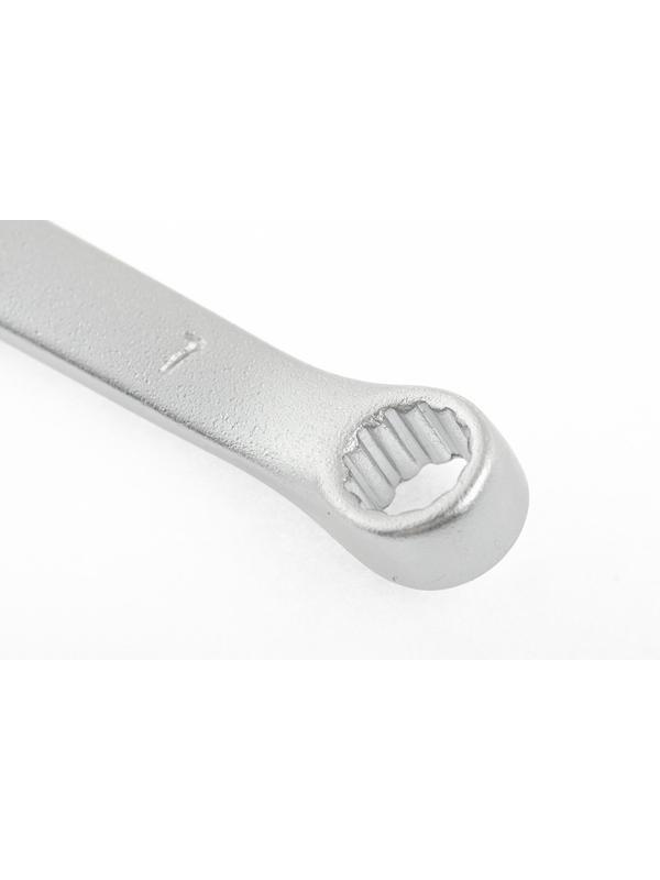 Ключ комбинированный, 7 мм, CrV, матовый хром Stels