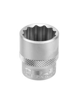 Набор торцевых головок, 3/8, двенадцатигранные, CrV, 10 шт, 8-19 мм Stels