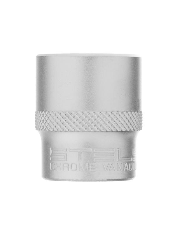 Набор торцевых головок, 3/8, двенадцатигранные, CrV, 10 шт, 8-19 мм Stels