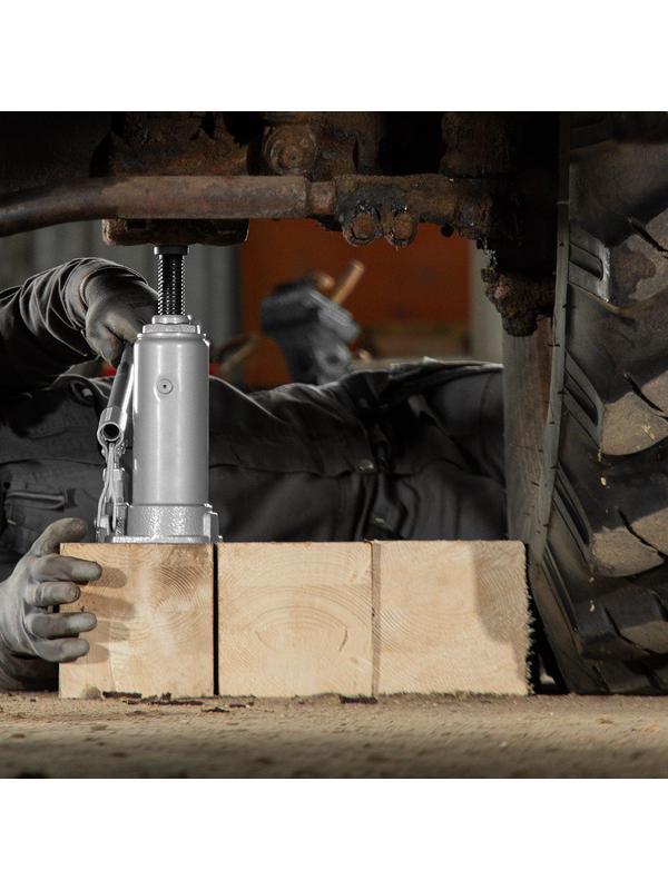 Домкрат гидравлический бутылочный, 8 т, высота подъема 230-457 мм Matrix