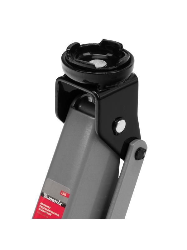 Домкрат гидравлический подкатной, 2 т, высота подъема 135-385 мм, в пластиковый кейсе Matrix