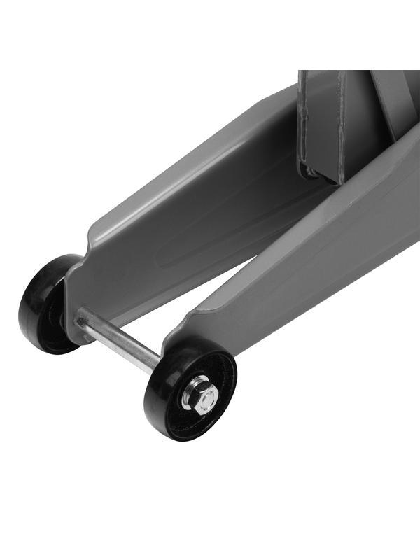 Домкрат гидравлический подкатной, 2 т, высота подъема 135-385 мм, в пластиковый кейсе Matrix