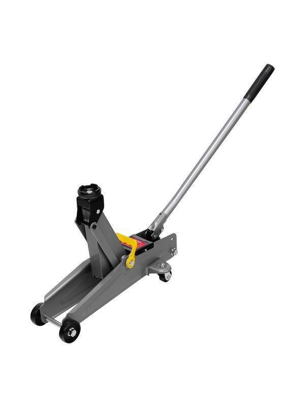 Домкрат гидравлический подкатной, 2 т, высота подъема 135-385 мм, в пластиковый кейсе Matrix