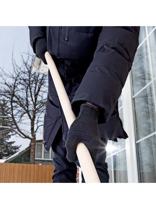 Перчатки хлопкоэфирные плюшевые, ПВХ 