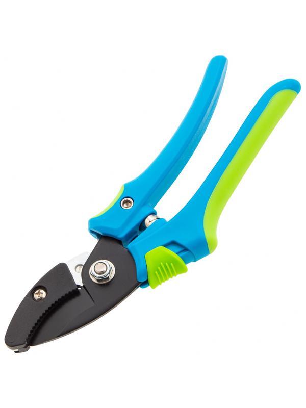 Секатор с наковальней, 205 мм, двухкомпонентные рукоятки, Luxe, Palisad