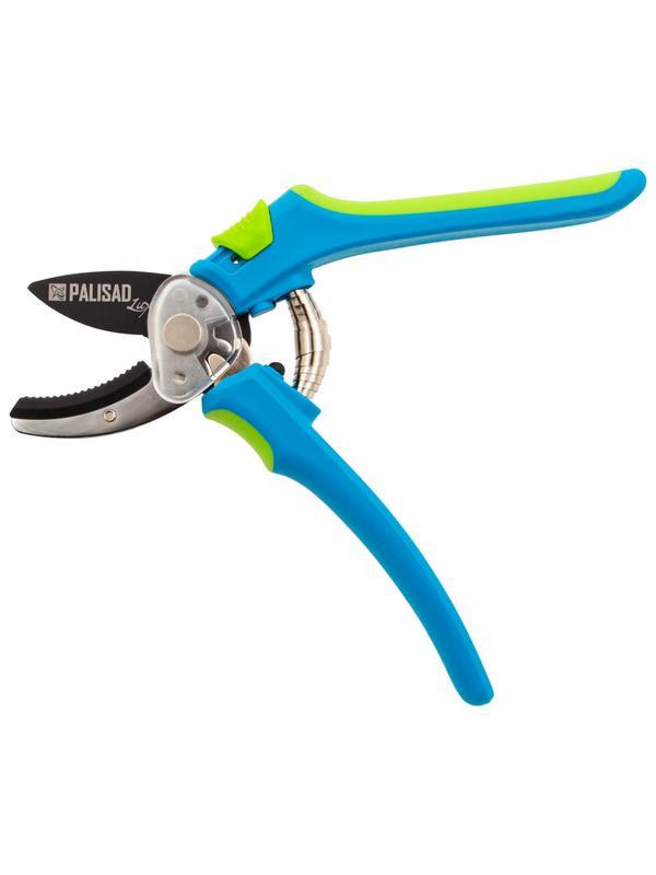 Секатор с наковальней, 205 мм, двухкомпонентные рукоятки, Luxe, Palisad