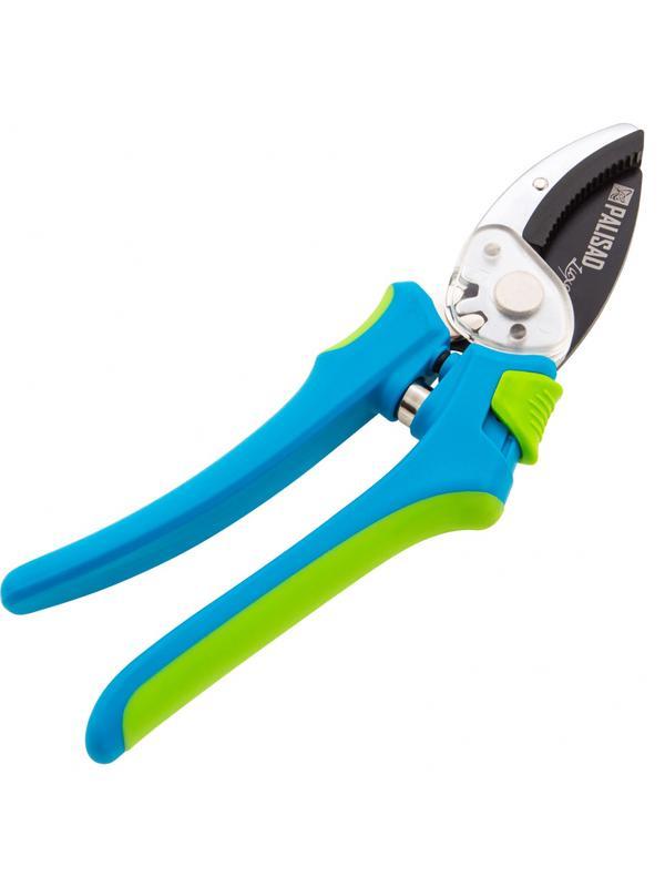 Секатор с наковальней, 205 мм, двухкомпонентные рукоятки, Luxe, Palisad