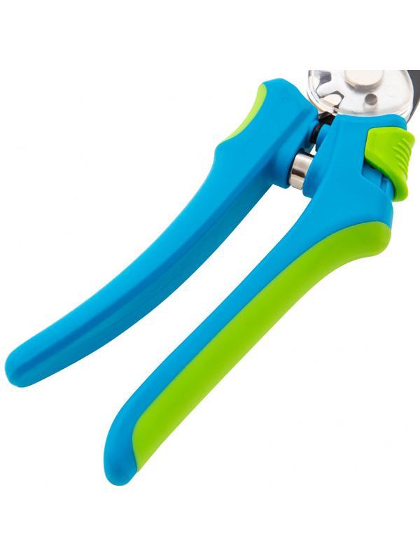 Секатор с наковальней, 205 мм, двухкомпонентные рукоятки, Luxe, Palisad