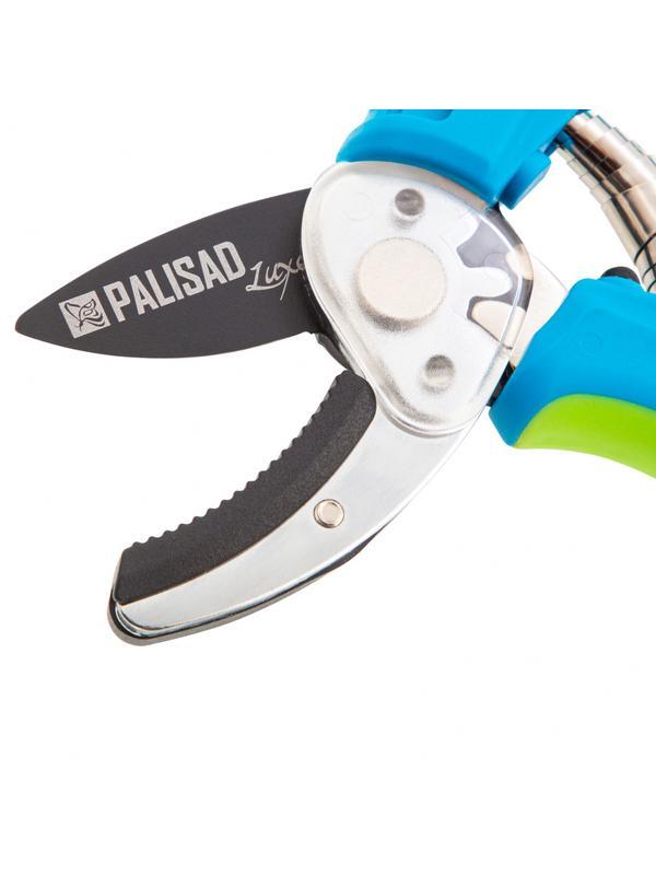 Секатор с наковальней, 205 мм, двухкомпонентные рукоятки, Luxe, Palisad