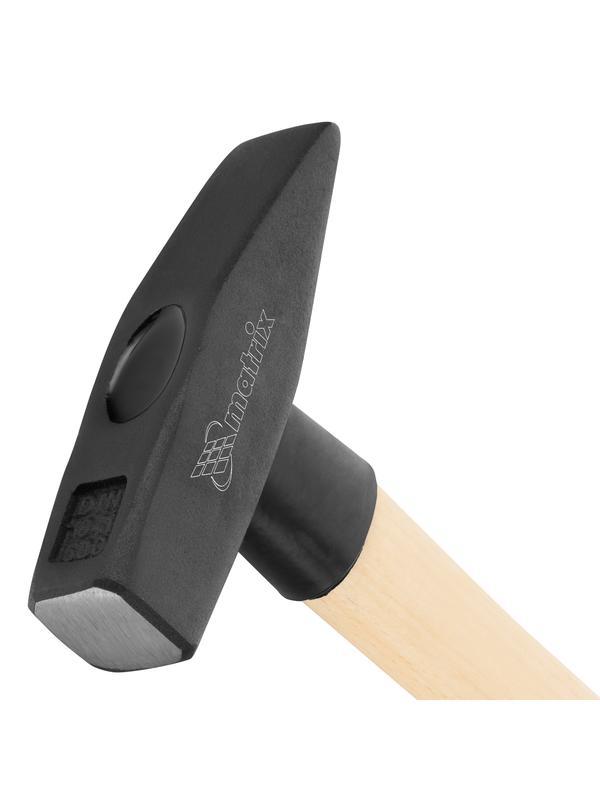 Молоток слесарный, 500 г, квадратный боек, деревянная рукоятка Matrix