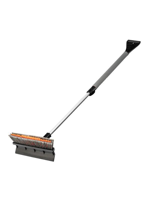 Щетка-сметка для снега со скребком телескопическая 900-1300 мм Stels