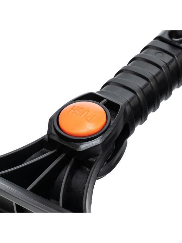 Щетка-сметка для снега со скребком телескопическая 900-1300 мм Stels