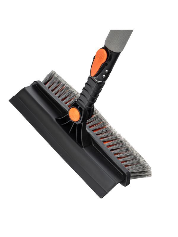 Щетка-сметка для снега со скребком телескопическая 900-1300 мм Stels