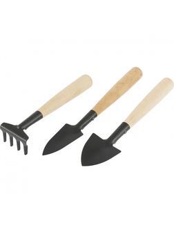 Набор по уходу за комнатными растениями, деревянные рукоятки, 3 предмета, Palisad
