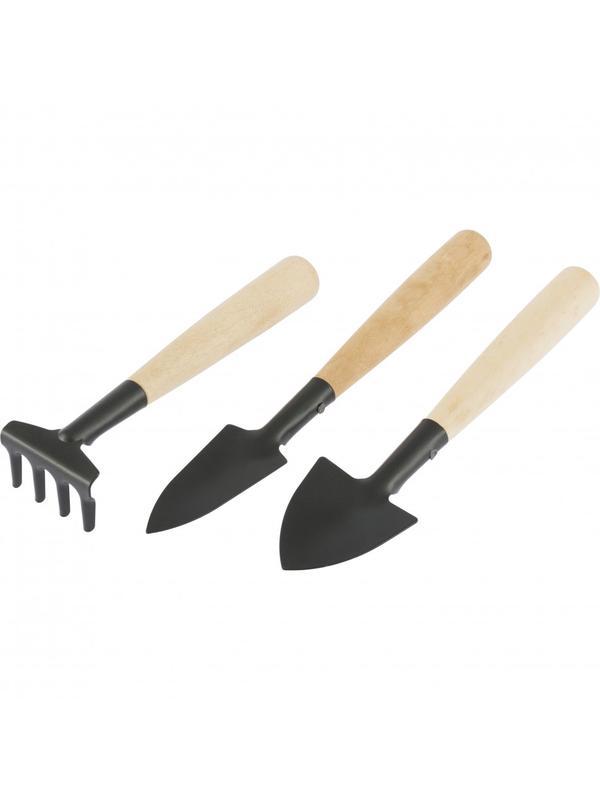 Набор по уходу за комнатными растениями, деревянные рукоятки, 3 предмета, Palisad