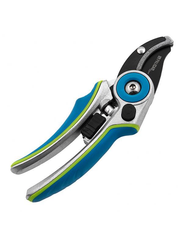 Секатор с наковальней, 205 мм, регулировка захвата, алюминиевые рукоятки, Luxe, Palisad