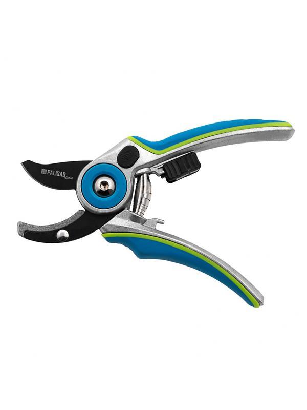 Секатор с наковальней, 205 мм, регулировка захвата, алюминиевые рукоятки, Luxe, Palisad