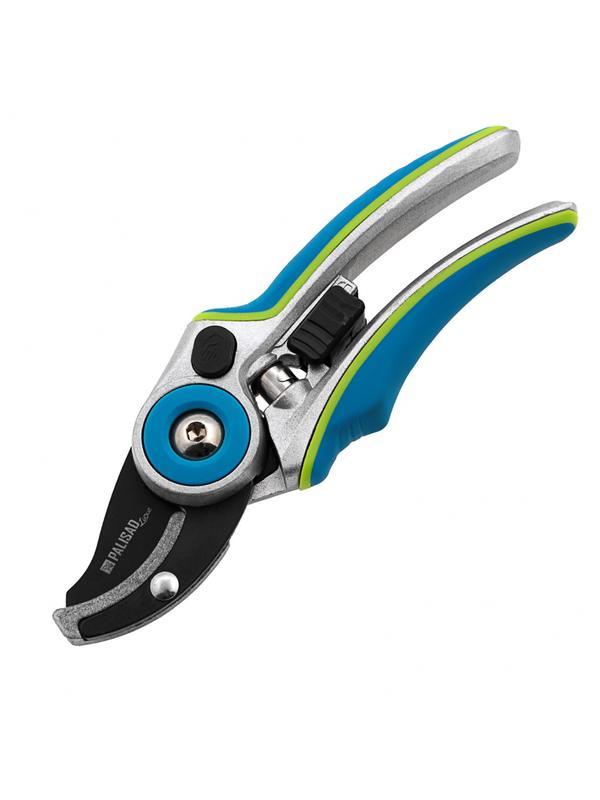 Секатор с наковальней, 205 мм, регулировка захвата, алюминиевые рукоятки, Luxe, Palisad