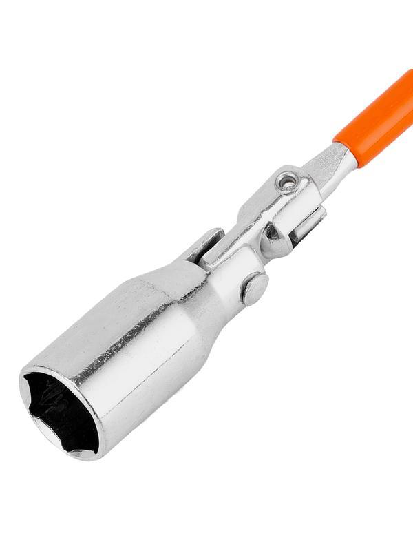 Ключ свечной карданный, 21 мм, с шарниром Sparta