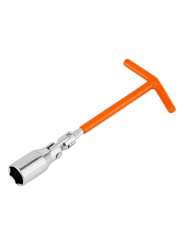 Ключ свечной карданный, 21 мм, с шарниром Sparta