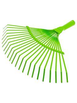 Грабли веерные стальные, 425 мм, 22 плоских зуба, эмалированные, без черенка, Palisad