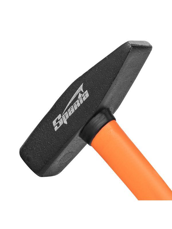 Молоток слесарный, 400 г, фибергласовая обрезиненная рукоятка Sparta