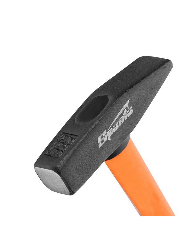 Молоток слесарный, 400 г, фибергласовая обрезиненная рукоятка Sparta