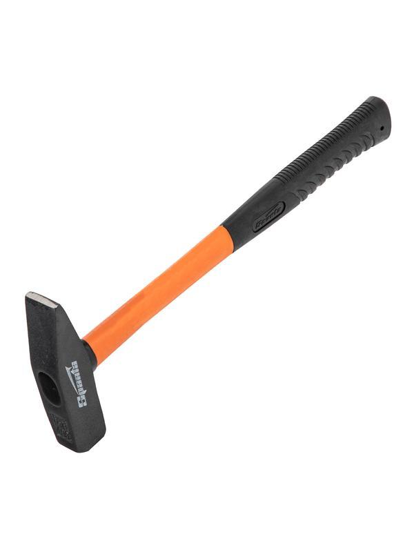 Молоток слесарный, 400 г, фибергласовая обрезиненная рукоятка Sparta