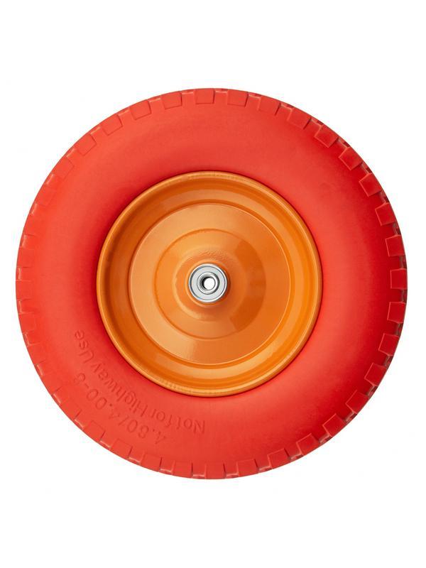 Колесо полиуретановое 4.80/4.00-8, длина оси 90 мм, подшипник 12 мм Palisad